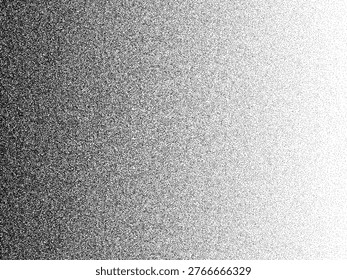 Noise grain background, pointillism dots gradient or dot work pattern, Vector stipple effect. Grain noise halftone or grainy texture, The texture of dirt on the glass. 