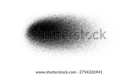 Noise grain background, pointillism dots gradient or dotwork pattern, vector stipple effect. Grain noise halftone or grainy texture or dotwork grain noise