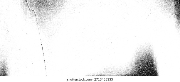 Textura de grano ruidoso. Fondo de efecto de fotocopia rasterizada con errores. Superposición degradada punteada envejecida. Fondo de pantalla de partículas de arena. Fondo sucio salpicado. Vector grunge papel usado