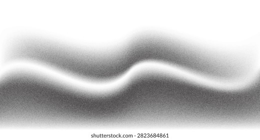 Noise grain wave with abstract texture of sand dust for background. Vector grunge abstract effect of noise grain wave with paint brush spray or airbrush halftone effect