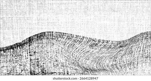 Noise grain waves with abstract sand dust texture as background. Abstract grunge vector black ink splash wave effect.

