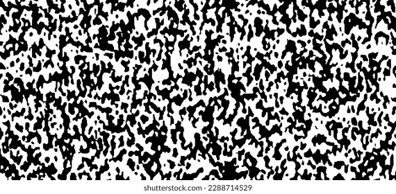 Noise Grunge Abstract Texture. Abstract Retro Background Design. Vector Seamless Black And White Pattern.