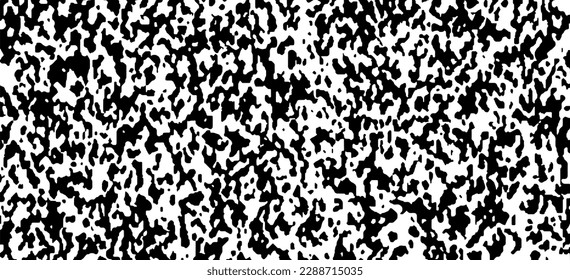 Noise Grunge Abstract Texture. Abstract Retro Background Design. Vector Seamless Black And White Pattern.