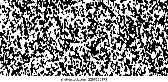 Noise Grunge Abstract Texture. Abstract Retro Background Design. Vector Seamless Black And White Pattern.