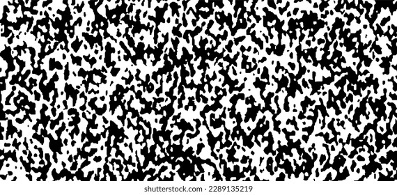 Noise Grunge Abstract Texture. Abstract Retro Background Design. Vector Seamless Black And White Pattern.