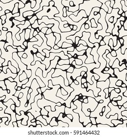Noise Grunge Abstract Texture. Abstract Retro Background Design. Vector Seamless Black And White Pattern.