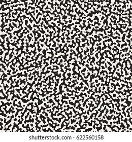 Noise Grunge Abstract Texture. Abstract Retro Background Design. Vector Seamless Black And White Pattern.