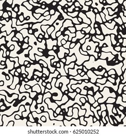 Noise Grunge Abstract Texture. Abstract Retro Background Design. Vector Seamless Black And White Pattern.