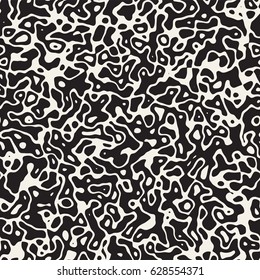 Noise Grunge Abstract Texture. Abstract Retro Background Design. Vector Seamless Black And White Pattern.