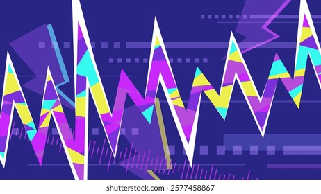 Noise image jagged noise background illustration_16:9