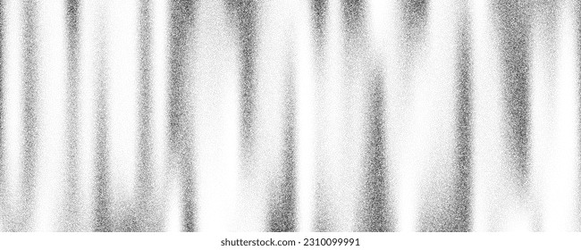 Noise lines pattern with gradient. Grainy stripes on white background. Stippled grunge spray with sand effect. Vector retro illustration