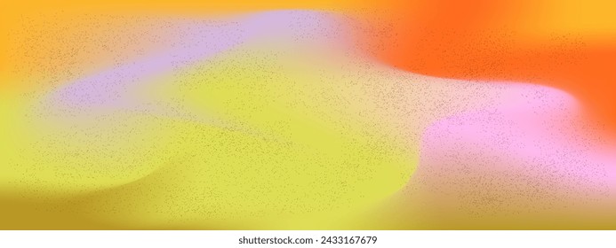 Noise Pastel gradient background. Grain gradation blur design. Y2k noise gradient. Vector illustration grain texture.