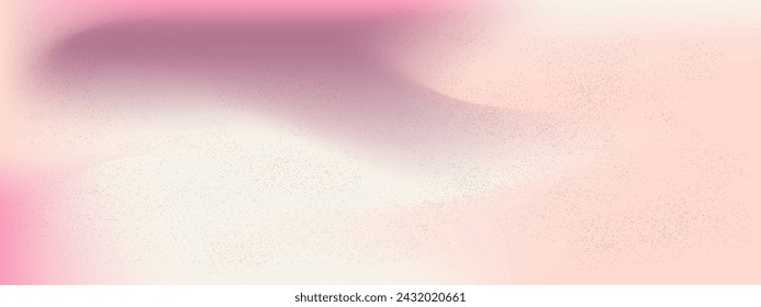 Noise Pastel gradient pink background. Grain gradation blur design. Y2k noise gradient. Vector illustration grain texture.