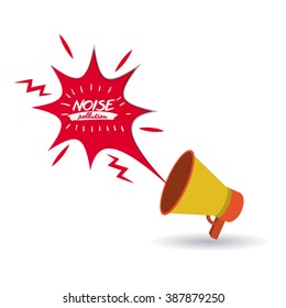noise pollution design, vector illustration eps10 graphic 