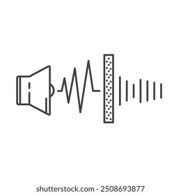 noise reduction filter icon vector element design template web