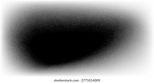Noise texture. Dotwork black stippled background. Noise halftone texture. Stipple dots. Sand grain effect. Abstract dotwork background. Vector graphic