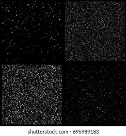 Noise Textures Set, Speckled Grunge Backgrounds