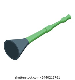 Noise vuvuzela icon isometric vector. Soccer horn. Party sound