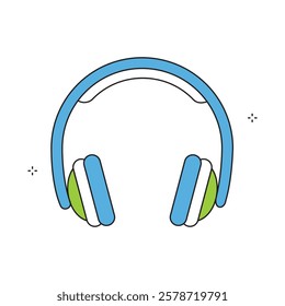 Noise-Canceling Headphone Headset Earphone Vector Icon Design