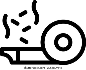 Noisemaker Outline-Vektorsymbol-Design
