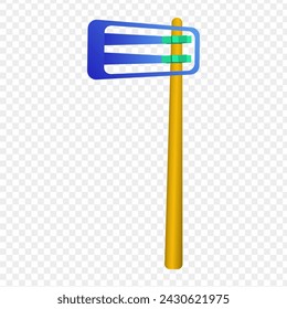 Noisemaker toy with transparent background