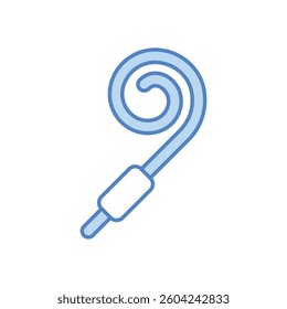 Noisemakers vector icon stock illustration