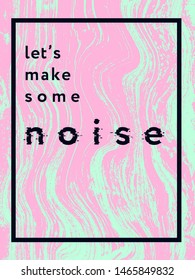 Noisy abstract background tempate design with glitch texture