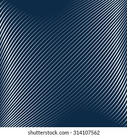 Noisy contrast lined backdrop, tiling with visual effects. Moire art technique.