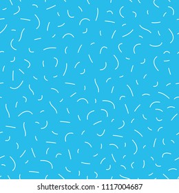 Noisy, dusty, grain, speck texture, seamless pattern. Blue and white colors
