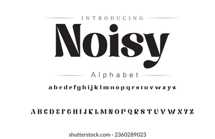 Noisy Font. Alphabet. Script. Typeface. Label .Vintage typeface. For labels and different type designs