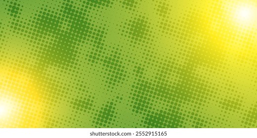 Efecto de textura de grano ruidoso Fondo de Anuncio degradado de color verde y lima. Fondo de textura de grano verde