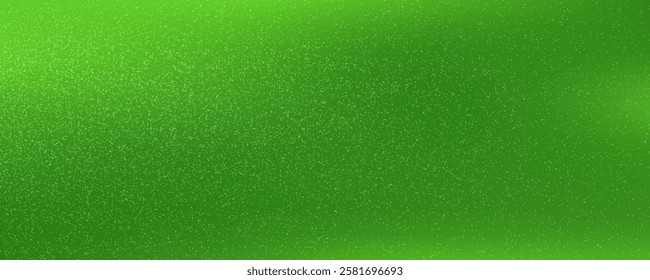 Noisy grain texture effect green and lime color gradient banner background. green grain texture background