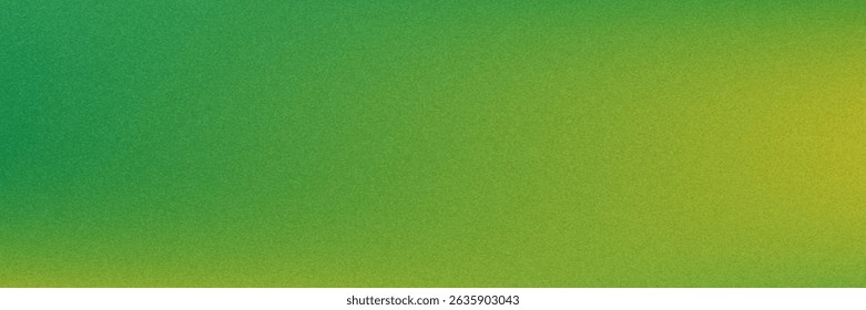Ruidoso efeito de textura de grão verde e cor de limão fundo de bandeira gradiente. fundo de textura de grão verde