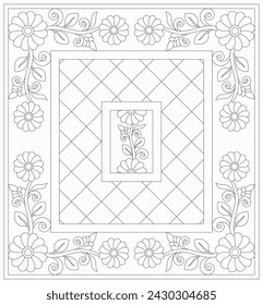 Archivo vectorial editable de diseño de Nokshi katha