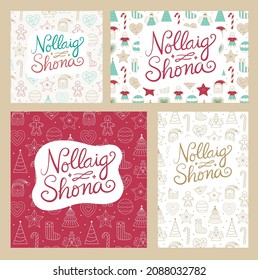 Nollaig Shona - Feliz Navidad, tarjetas de felicitación irlandesas