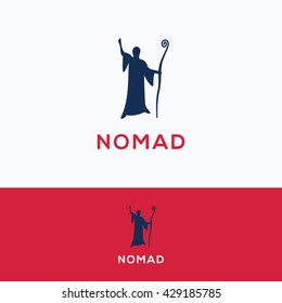 Nomad Bedouin Arabic Face Logo