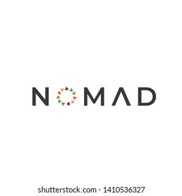 Nomad Vector Logo. Nomad Emblem