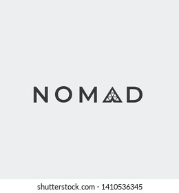 Nomad Vector Logo. Nomad Emblem