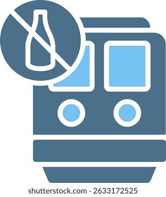 Non Alcoholic Glyph Two Colour Icon