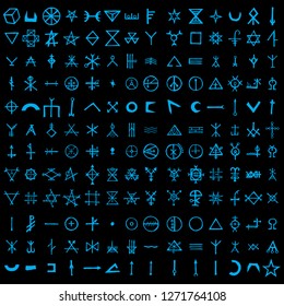 Non binary futuristic cyberspace code background. Digital alien matrix technology programming language alphabet. Cyber data decryption and encryption. Hacker concept. Quantum computers. Vector .