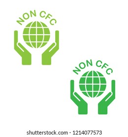 non cfc icon logo vector template
