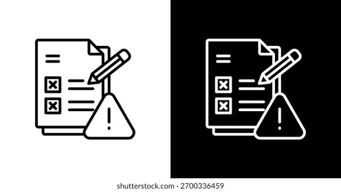 Weiße Symbole ohne Konformitätssatz