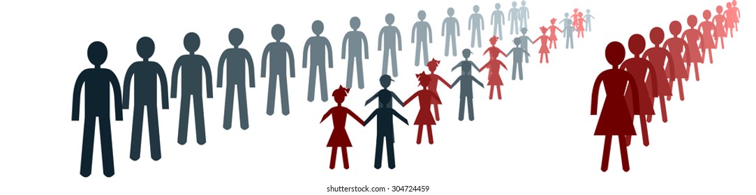 Non functional separated families conceptual picture