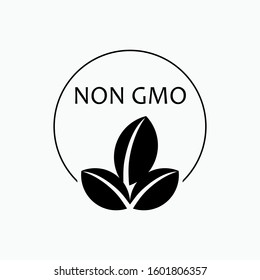 
Non GMO Icon - Vector, Flat Sign & Trendy Symbol. 