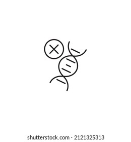 símbolo de símbolo no gmo elementos vectoriales para web infográfica
