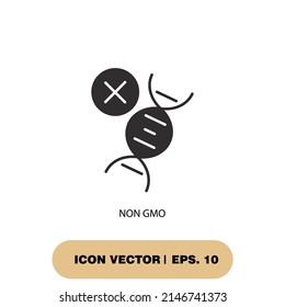 non gmo icons  symbol vector elements for infographic web