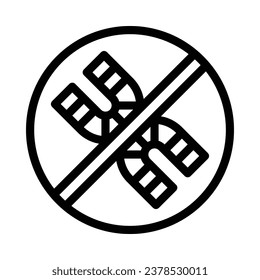  non gmo symbol icon vector illustration