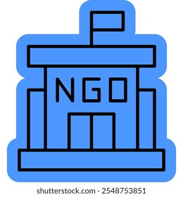 Non Goverment Organization Icon, NGO symbol