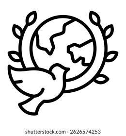 Non Govermental Organization Icon Element For Design