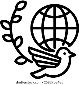 Non Governmental Organization Icon Element For Design